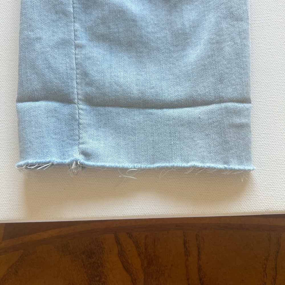 Crown & Ivy Womens Jeans‎ Size 12 Blue Denim Light Wash Hi-Rise Skinny Crop (B3) - Picture 3 of 12